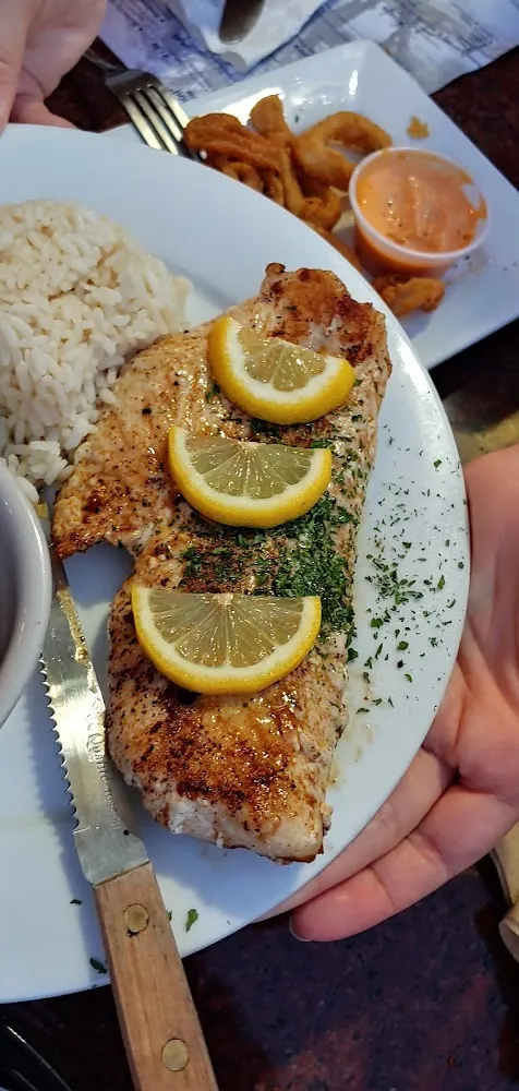 Grouper with Mashed Potatoes